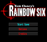 Tom Clancy's Rainbow Six (USA, Europe) (En,Fr,De) Title Screen